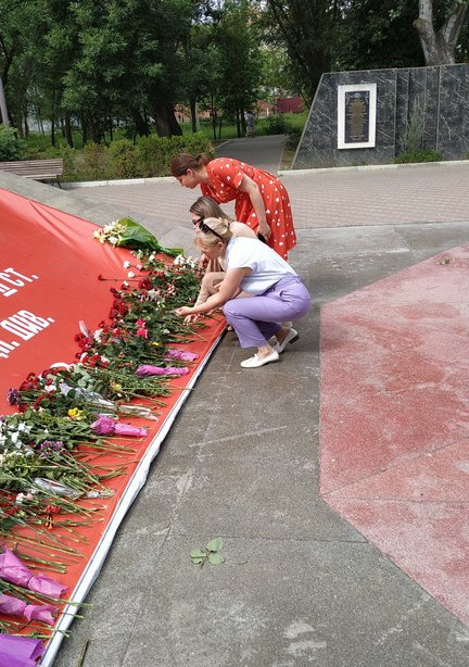 Сотрудники социальной защиты города Кизляра приняли участие во Всероссийской акции «Минута молчания».